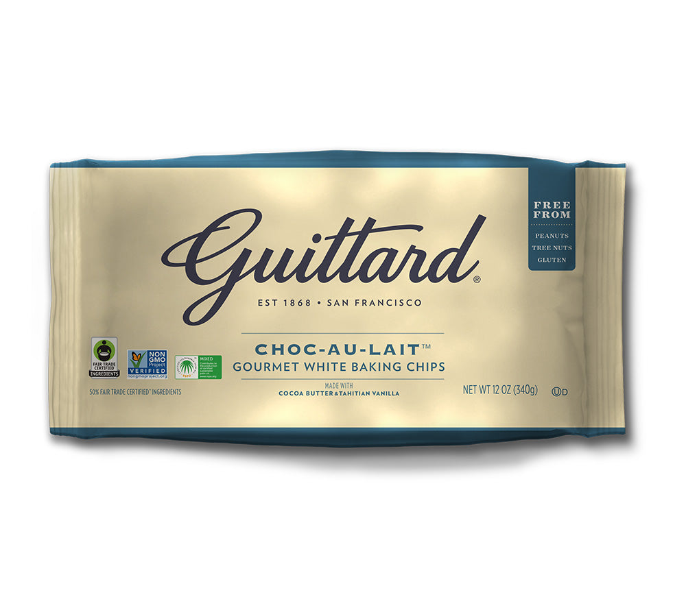 Edle Chocolate Chips von Guittard ♥ Mit cremig weißer Schokolade ♥ Enthält ein Hauch echte Vanille ♥ Für Schokoladenfans » Jetzt probieren! 