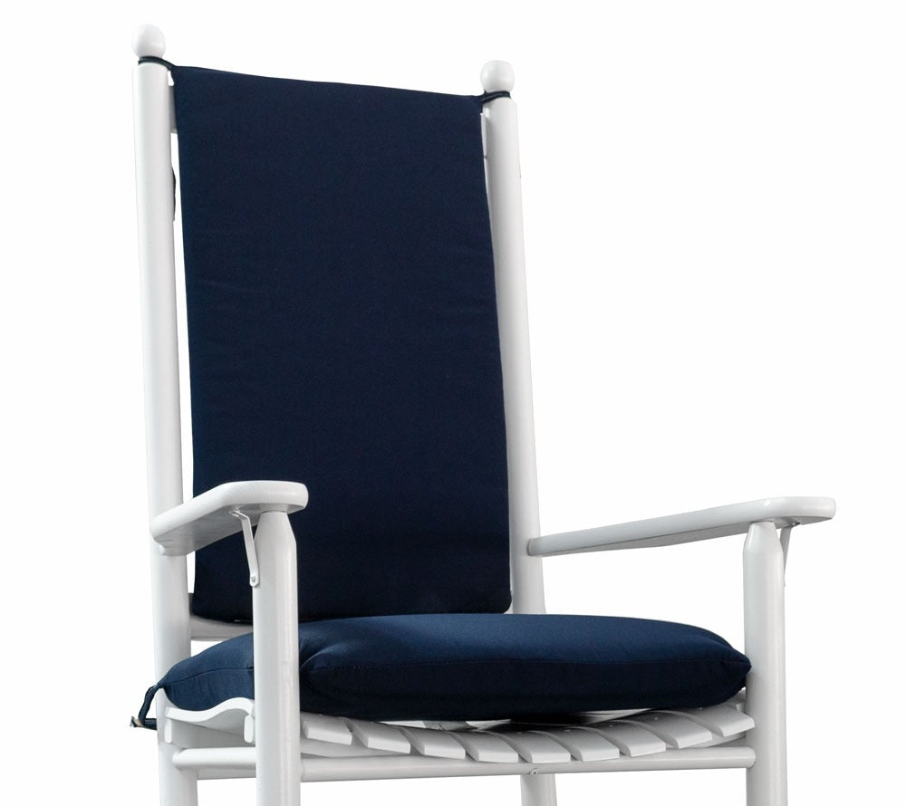 Polster in Navy für Schaukelstuhl von Troutman Chairs bei American Heritage
