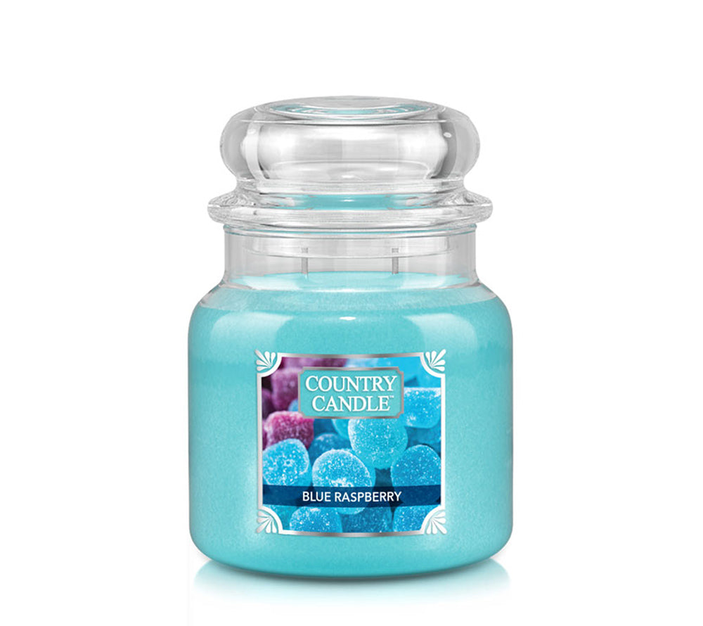 Medium Jar Blue Raspberry (16 oz-Glas, 2-Docht) Blue Raspberry Duftkerze von Country Candle ☆ Aus der Frühjahrskollektion 2023 ☆ Jetzt Reinschnuppern