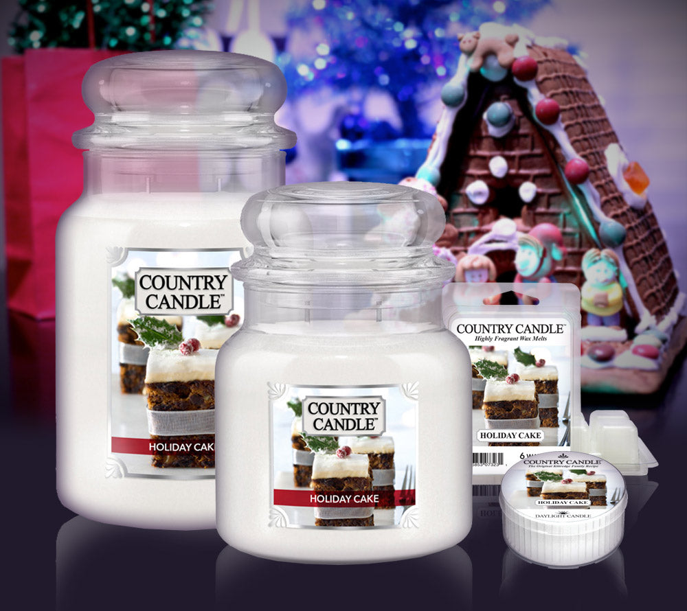 Holiday Cake von Country Candle ☆ Geheimrezept mit Orangenschalen und dunkler Schokolade ☆ ein Muss für alle Naschkatzen ☆ Jetzt bestellen!