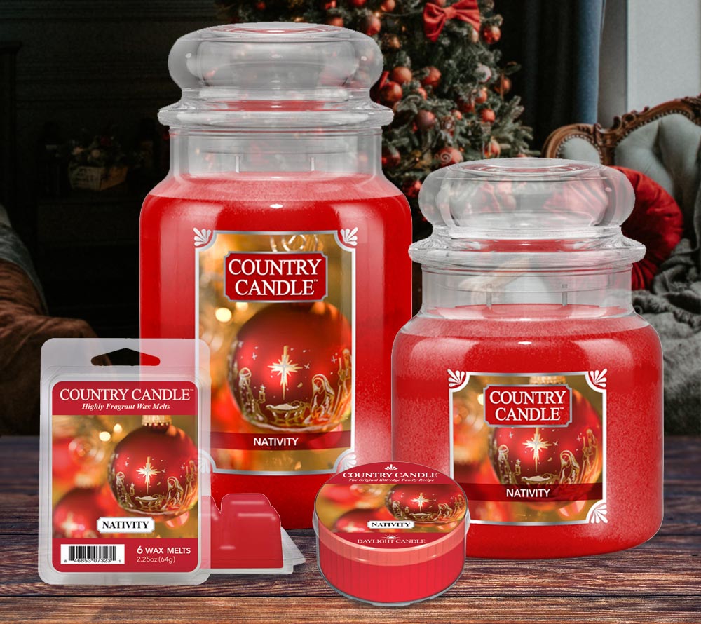 Nativity Duftkerze – Weihnachtlicher Duft aus Kaschmir, Zitrus & Toffee für warme Wintermomente