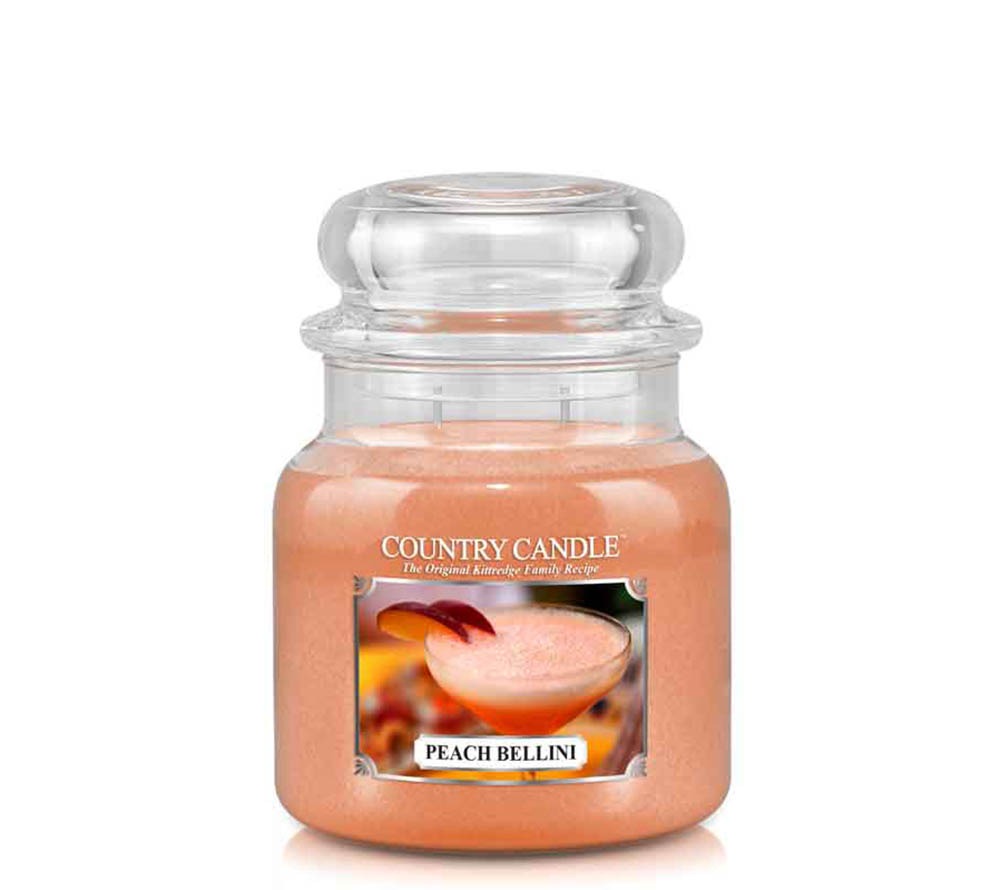 Country Candle Jar Peach Bellini Medium von Kringle Candle bei American Heritage