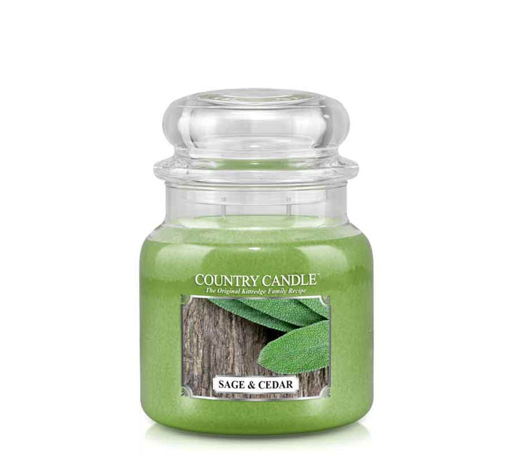 Country Candle Jar Sage & Cedar Medium von Kringle Candle bei American Heritage