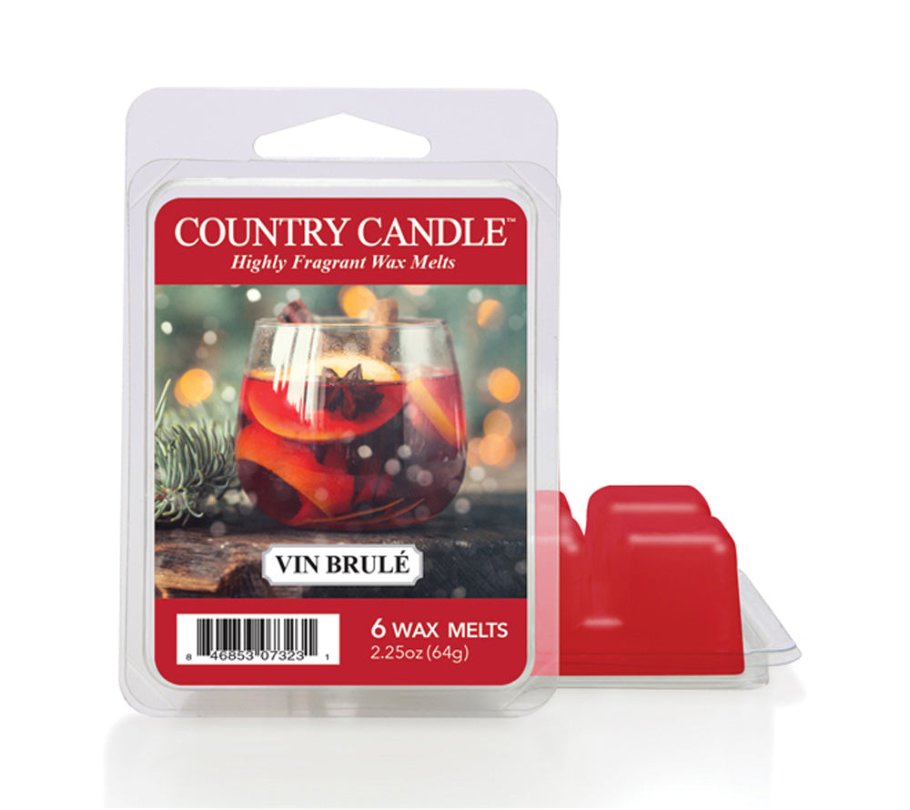 
                  
                    Wax Melts Vin Brulé, 6er Pack Vin Brulé von Country Candle ☆ aromatischer Weihnachtszauber ☆ mit fruchtigen Noten, Pfefferminz und Moschus ☆ Jetzt bestellen!
                  
                