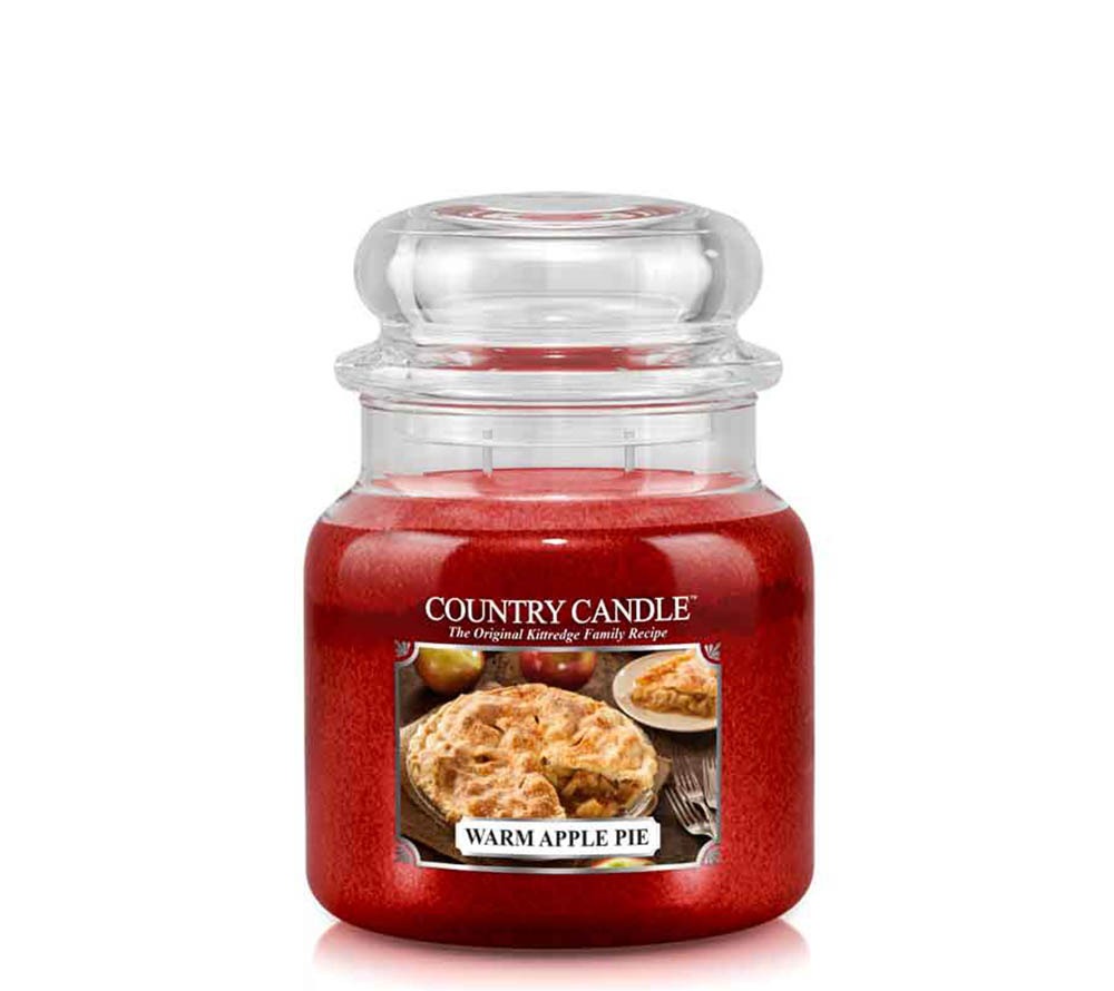 Country Candle Jar Warm Apple Pie Medium von Kringle Candle bei American Heritage