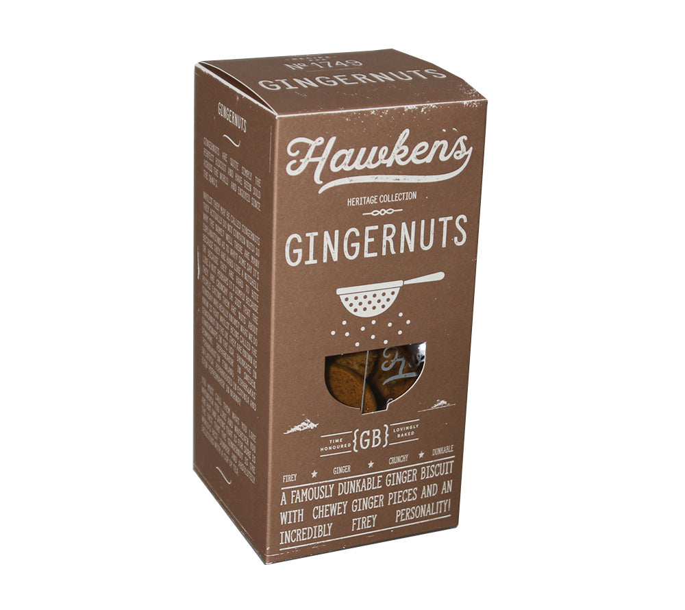 Gingernuts Cookies von Hawkens Gingerbread ☆ Ingwernüsse mit kristallisierten Ingwerstückchen  ☆ Aus England  ☆ Jetzt probieren
