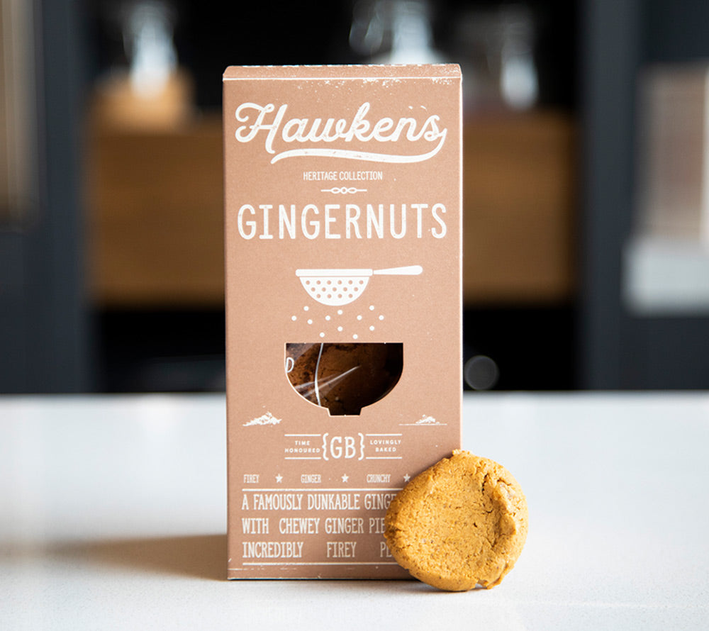 Gingernuts Cookies von Hawkens Gingerbread ☆ Ingwernüsse mit kristallisierten Ingwerstückchen  ☆ Aus England  ☆ Jetzt probieren