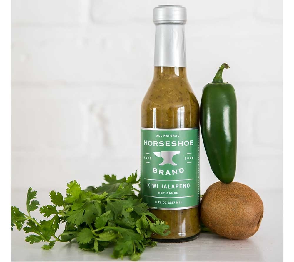 Kiwi Jalapeno Hot Sauce von Horseshoe Brand bei American Heritage