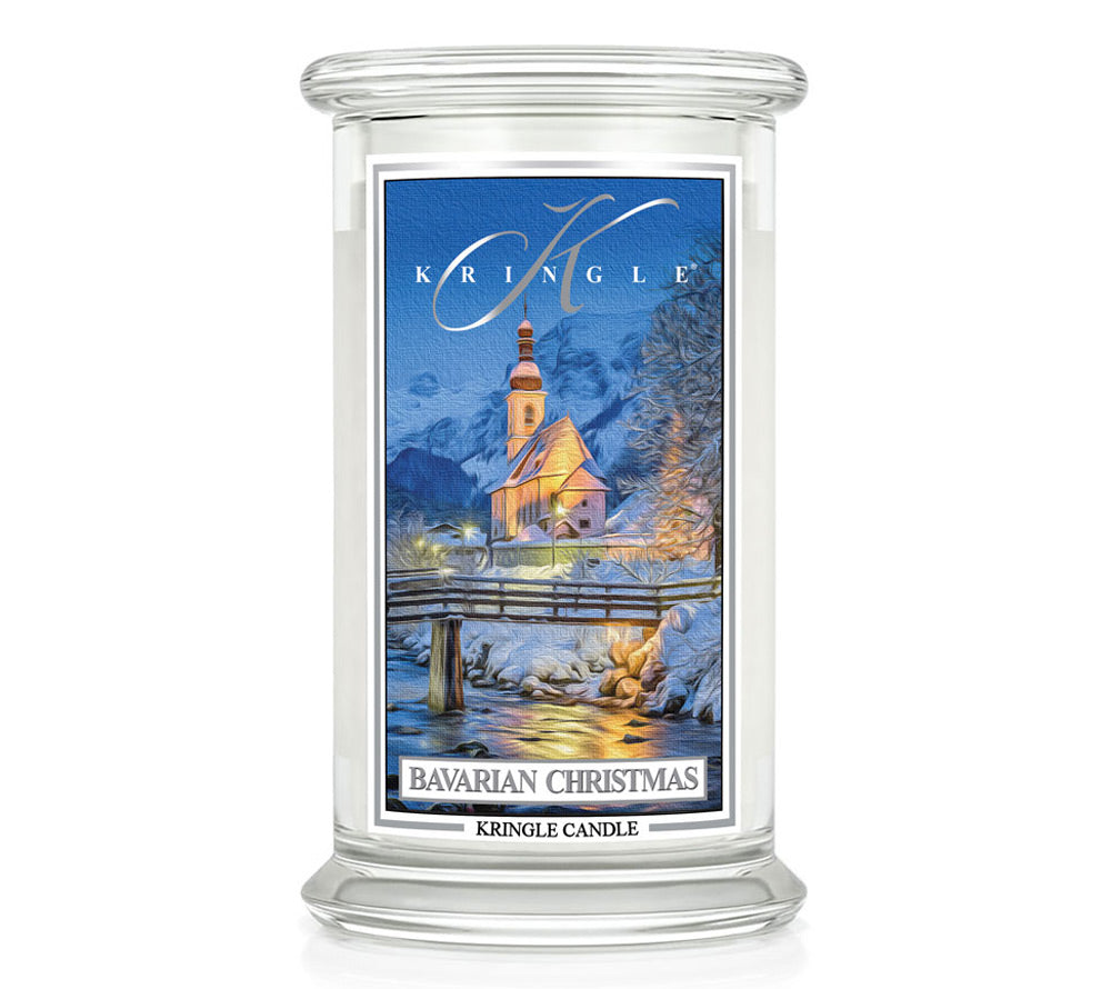 Große Classic Candle Bavarian Christmas (22 oz-Glas, 2-Docht) Bavarian Christmas von Kringle Candle ☆ weihnachtliche Aromen ☆ intensive Noten von Kaschmir, Granatapfel und Zedernholz ☆ Jetzt bestellen!