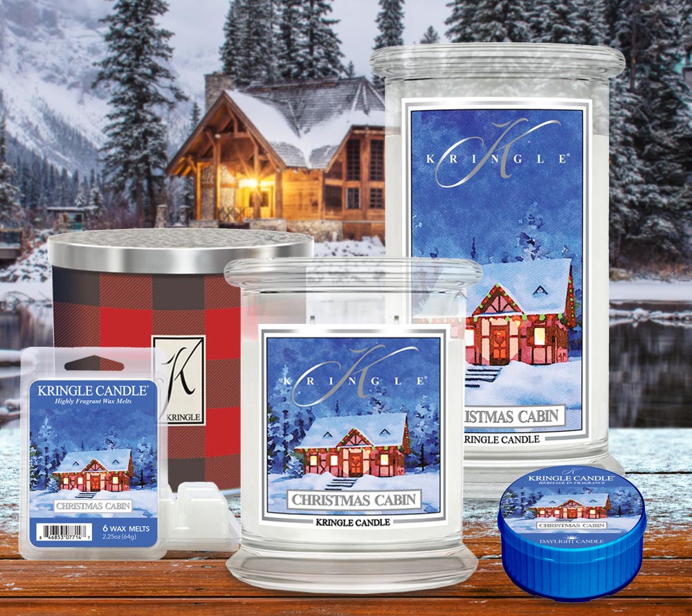 
                  
                    Christmas Cabin von Kringle Candle ☆ für eine wohlige Weihnachtsstimmung ☆ mit authentischen Noten von Kiefernnadeln, Zimt und Tonka ☆ Jetzt bestellen!
                  
                