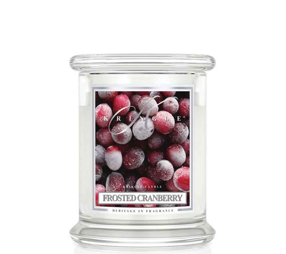 Kringle Candle Frosted Cranberry Classic Jar medium American Heritage ☆Duftkerze Frosted Cranberry ♥ Fruchtiger Duft ♥ Für den Herbst ♥ Sorgt für eine warme Atmosphäre ♥ Importiert aus den USA » Jetzt schnuppern! 