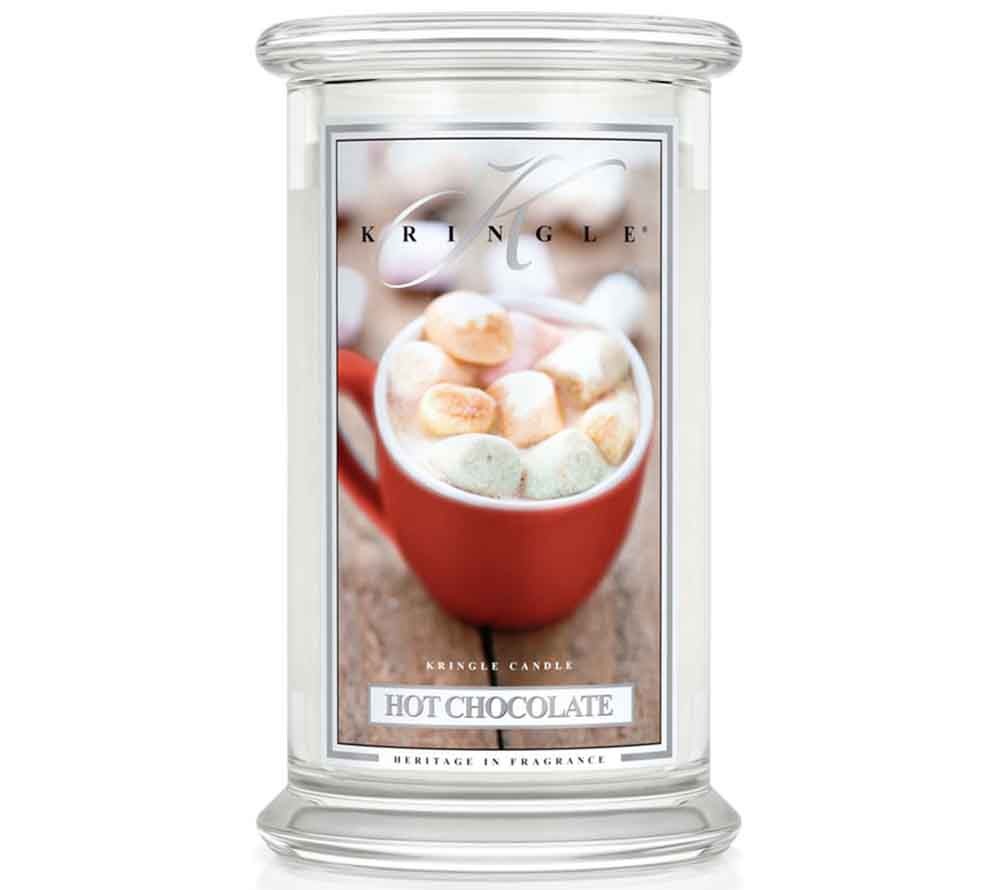 Kringle Candle Hot Chocolate Classic Jar large American Heritage
