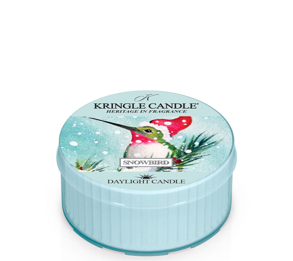 Daylight Snowbird Snowbird von Kringle Candle ☆ ein frischer Winterduft mit Noten von Pfefferminz, Orange und Cassis ☆ ideal um zuhause zu entspannen ☆ Jetzt bestellen!