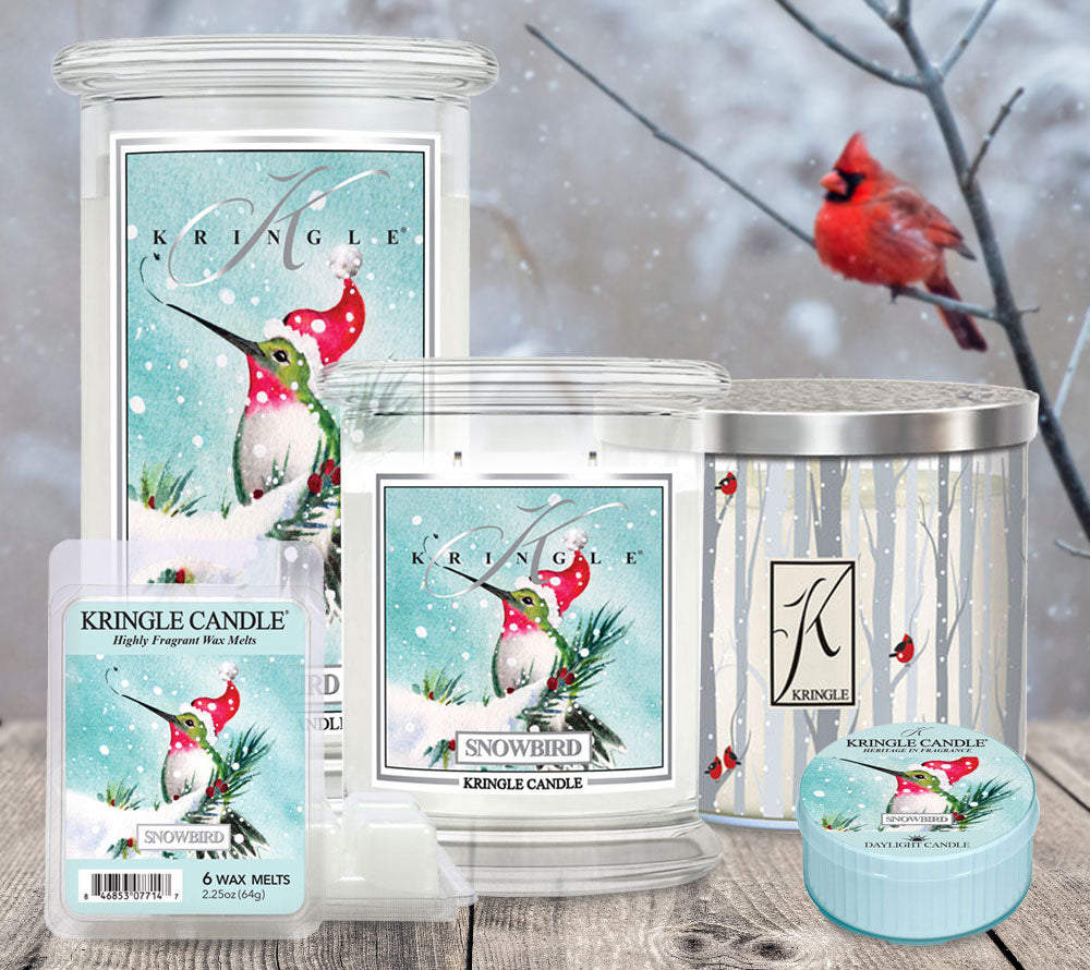 Snowbird von Kringle Candle ☆ ein frischer Winterduft mit Noten von Pfefferminz, Orange und Cassis ☆ ideal um zuhause zu entspannen ☆ Jetzt bestellen!