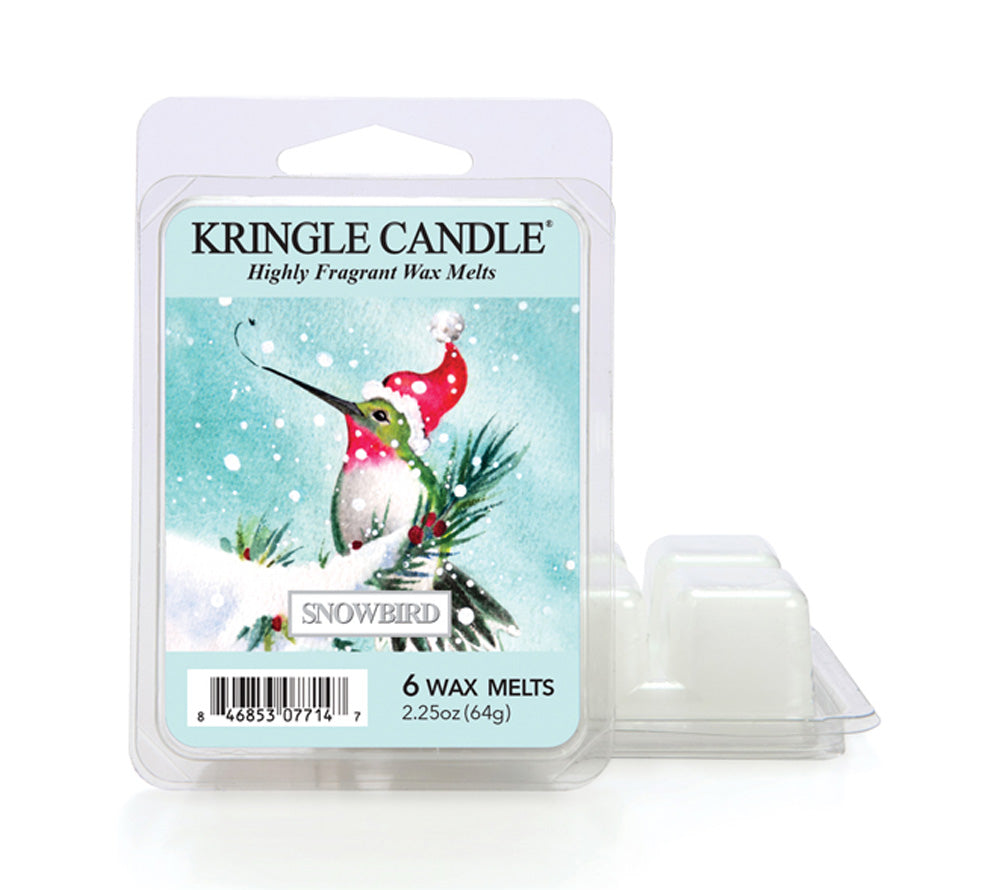 Wax Melts Snowbird, 6er Pack Snowbird von Kringle Candle ☆ ein frischer Winterduft mit Noten von Pfefferminz, Orange und Cassis ☆ ideal um zuhause zu entspannen ☆ Jetzt bestellen!