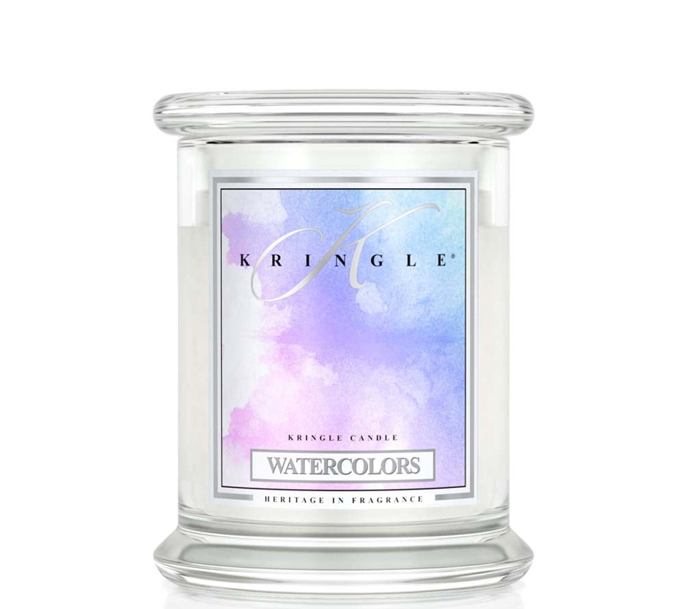 Kringle Candle Classic Candle Watercolors ☆ Duftkerze Watercolors ♥ Frischer & Fruchtiger Duft ♥ Für den Sommer ♥ Sorgt für eine warme Atmosphäre ♥ Importiert aus den USA » Jetzt schnuppern! 