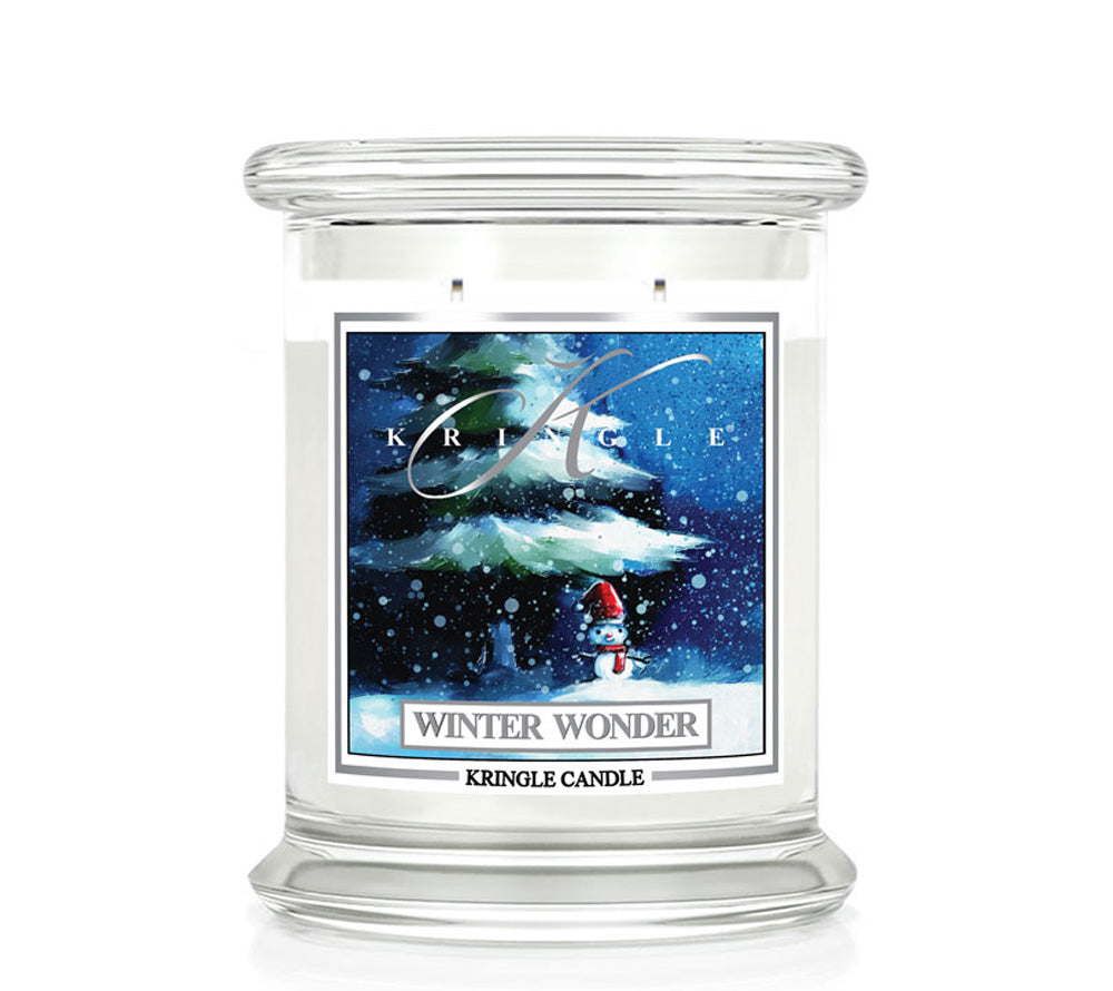 Classic Candle Winter Wonder (14.5 oz-Glas, 2-Docht) Winter Wonder von Kringle Candle ☆ frisches Dufterlebnis zum Entspannen ☆ Authentische Noten von Tannen, Zedern & Grapefruit ☆ Jetzt bestellen!