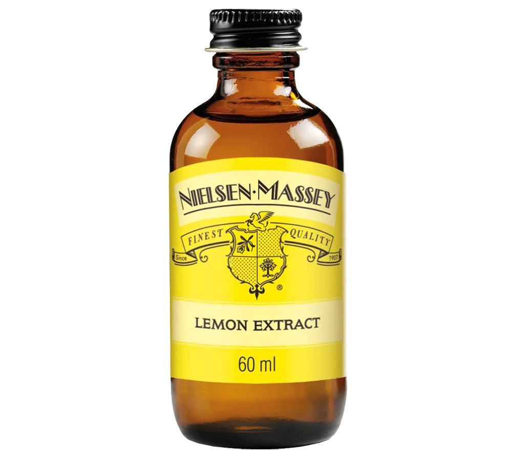 Zitronen-Extrakt von Nielsen Massey (60 ml-Glasflasche) ☆ Lemon Extract von Nielsen-Massey ✓ Natürliche Zitrone - verfeinert Backwaren, Glasuren & Nachspeisen ✓ Fruchtiger Geschmack » Jetzt probieren! 