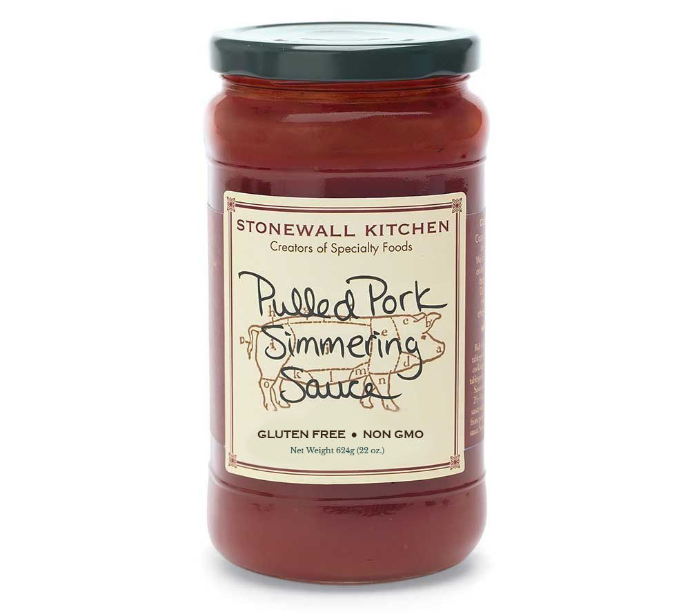 Pulled Pork Simmering Sauce von Stonewall Kitchen ☆ Unvergleichlicher Geschmack  ☆ Importiert aus den USA ☆ Einzigartige Kochsauce » Jetzt probieren! 