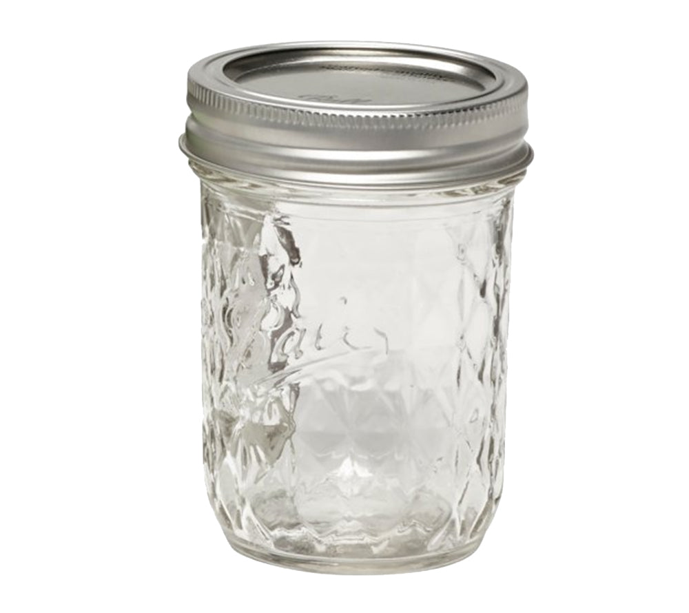 Quilted Crystal Jelly Ball Jar (8 oz)
