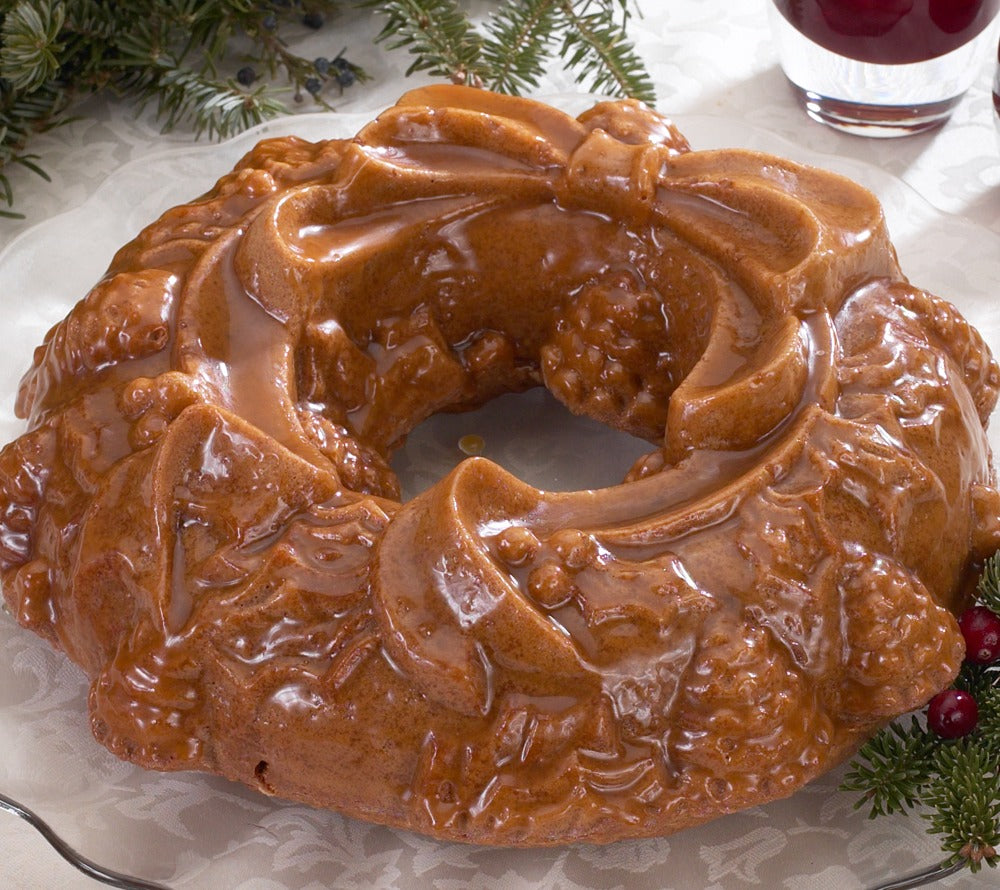 
                  
                    Weihnachtskranz Backform von Nordic Ware ☆ Detailgetreue Kuchen in Form eines festlichen Kranzes ☆ Aus beschichtetem Aluminiumguss für perfekte Ergebnisse ☆ Jetzt bestellen!
                  
                