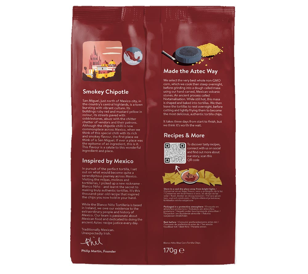 
                  
                    Tortillia Chips Smoky Chipotle von Blanco Niño online kaufen ☆ 100 % vegan ☆ Glutenfrei & frei von künstlichen Zusätzen ☆ Probieren Sie selbst!
                  
                