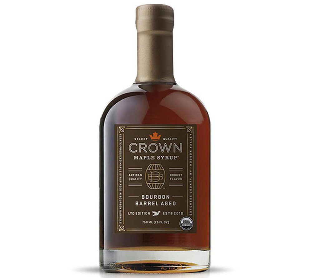 Crown Maple Bourbon Barrel Ahornsirup kaufen ☆ Bio-Qualität ☆ Für Pancakes, Waffeln und Desserts ☆ Mehr Sorten ☆ Jetzt probieren!
