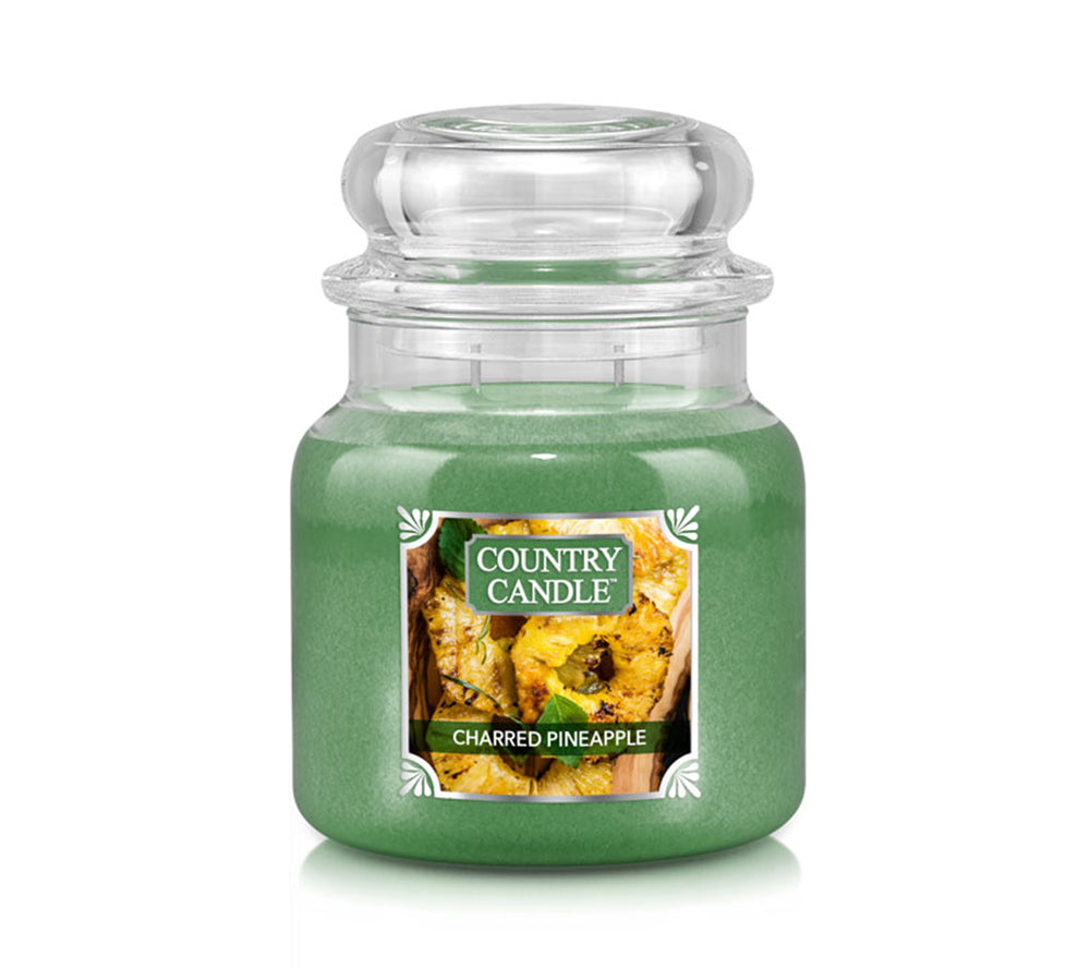 Medium Charred Pineapple (16 oz-Glas, 2-Docht) kaufen ✚ Country Candle ✚ In allen Größen ✚ Große Auswahl ✚ Made in USA ✚ Weltweiter Versand