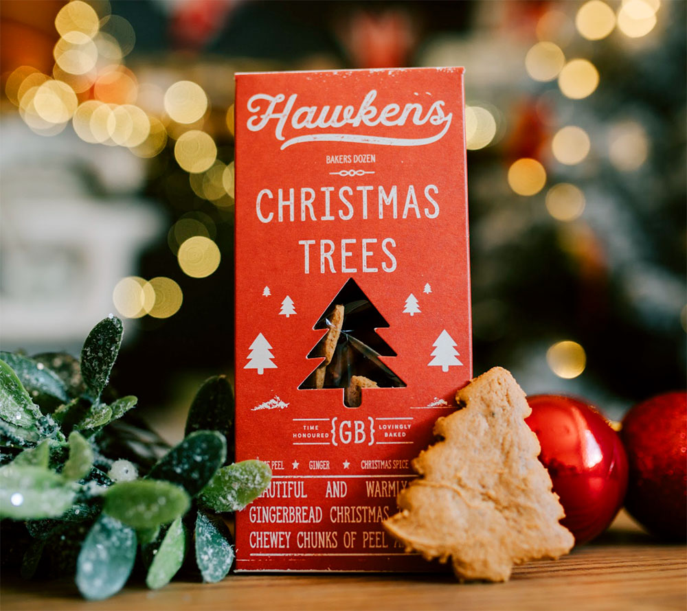 Christmas Trees von Hawkens Gingerbread  ☆ Mit einem Hauch Zitrone und Orange  ☆ Aus England  ☆ Jetzt probieren