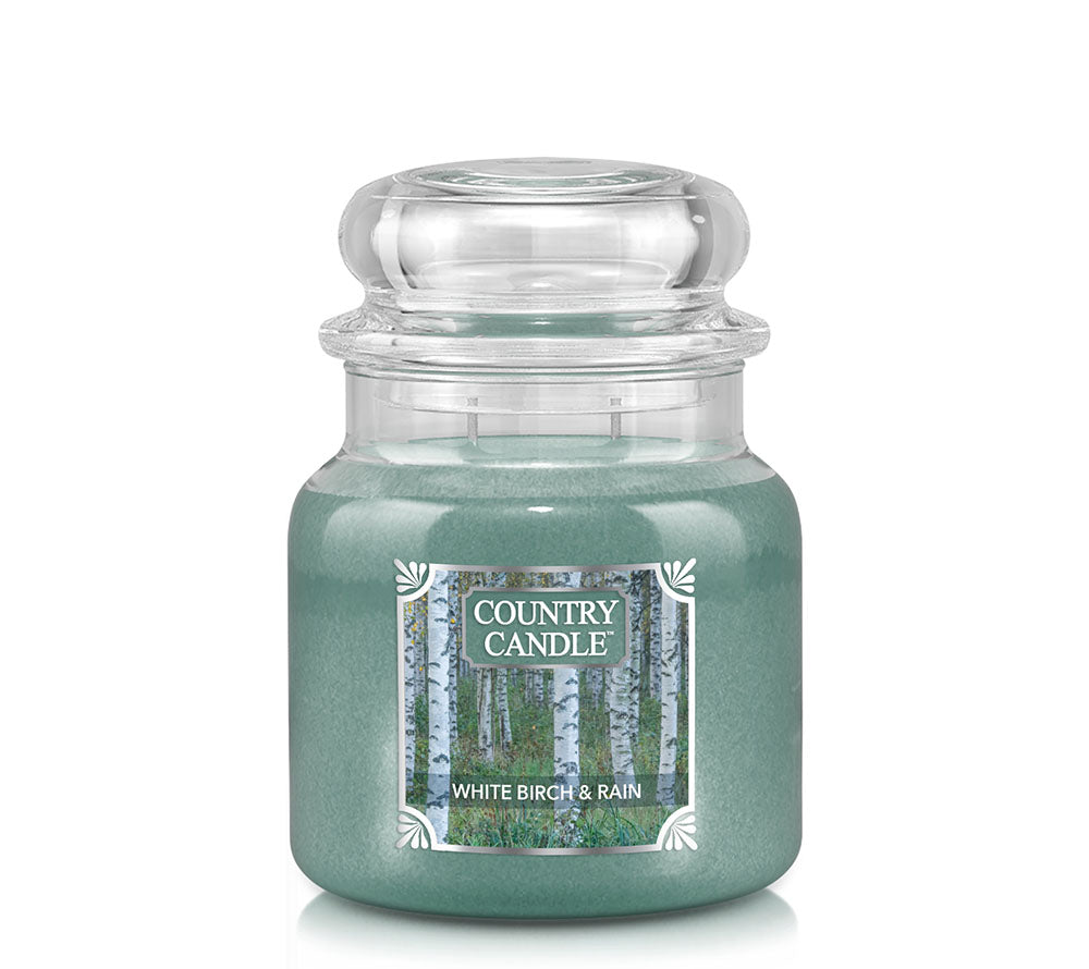 White Birch & Rain Duftkerze von Country Candle kaufen - die perfekte Herbstkerze ✚ Große Auswahl, beste Qualität, Made in USA ✚ EU-Versand ✚ Jetzt entdecken!