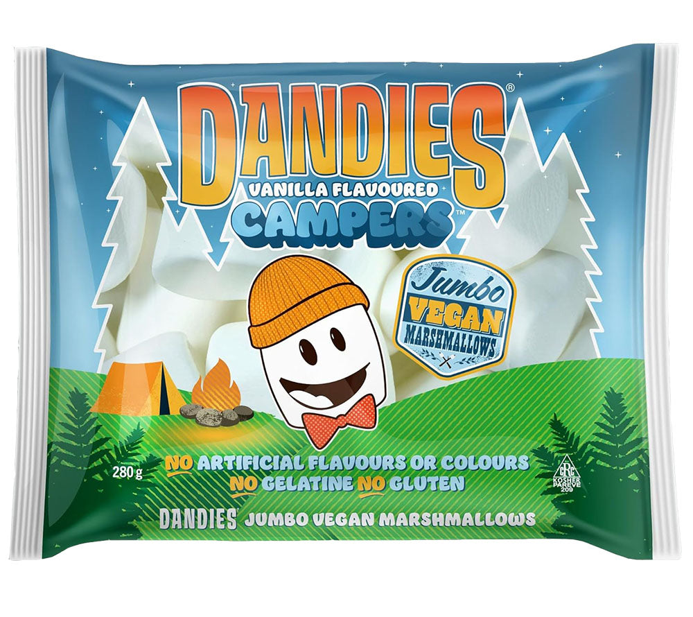 Dandies Vanilla Flavoured Jumbo Campers - 280g