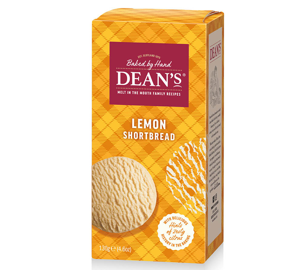 Lemon Shortbread Rounds von Dean's kaufen | Traditioneller, britischer Mürbteigklassiker | Ideal zu Tee und Kaffee | Feinkostgebäck bestellen | EU-weiter Versand