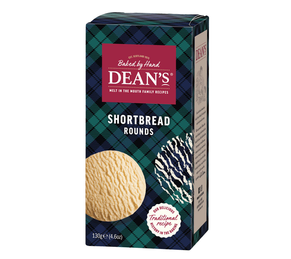 Shortbread Rounds von Dean's kaufen | Traditioneller, britischer Mürbteigklassiker | Ideal zu Tee und Kaffee | Feinkostgebäck bestellen | EU-weiter Versand