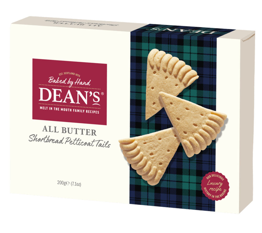 All Butter Shortbread Petticoat Tails (200 g) kaufen | Traditioneller, britischer Mürbteigklassiker | Ideal zu Tee und Kaffee | Feinkostgebäck bestellen | EU-weiter Versand