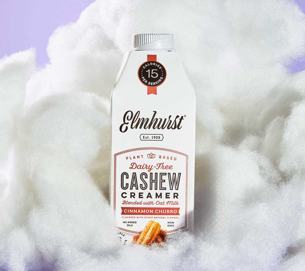 
                  
                    Cinnamon Churro Cashew Creamer von Elmhurst kaufen | Gourmet vegane Milchalternativen | Inkl. Mandel, Hafer, Cashew, Ahorn, Walnuss | Perfekt für Kaffee, Smoothies, Brei, Desserts | EU Versand
                  
                