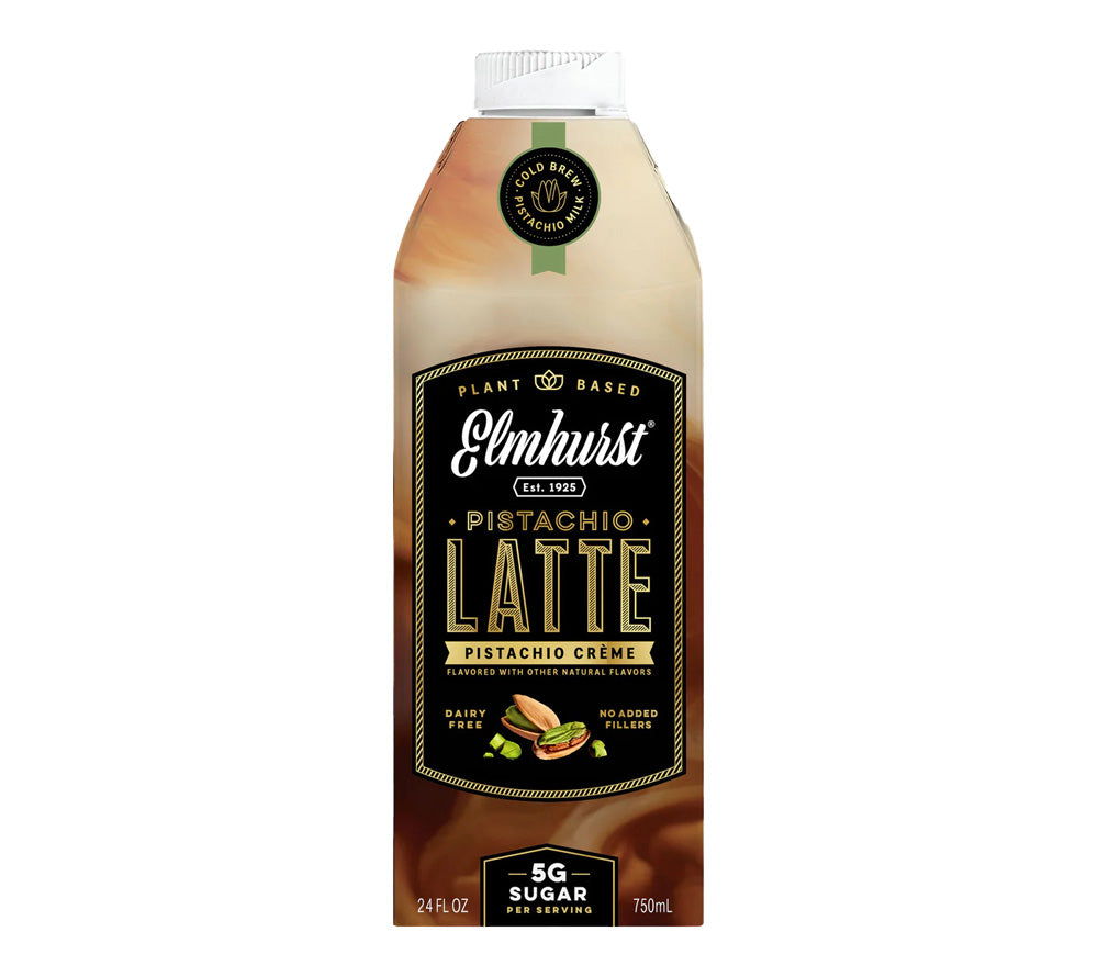 Pistachio Creme Latte von Elmhurst kaufen | Gourmet vegane Milchalternativen | Inkl. Mandel, Hafer, Cashew, Ahorn, Walnuss | Perfekt für Kaffee, Smoothies, Brei, Desserts | EU Versand