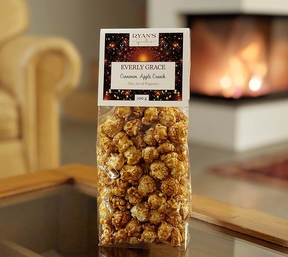 Everly Grace Popcorn - Cinnamon Apple Crunch kaufen ☆ Karamellpopcorn mit Apfel und köstlichen Gewürzen ☆ Mehr Sorten ☆ Jetzt probieren!