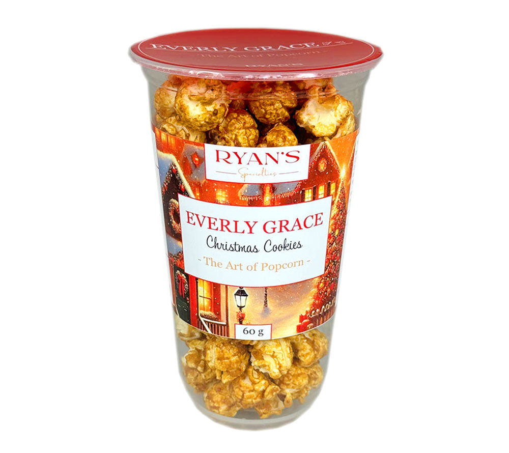 Everly Grace Popcorn - Christmas Cookie kaufen ☆ Mit Karamell und Spekulatius-Gewürzen ☆ Der perfekte Snack ☆ Mehr Sorten ☆ Jetzt probieren!