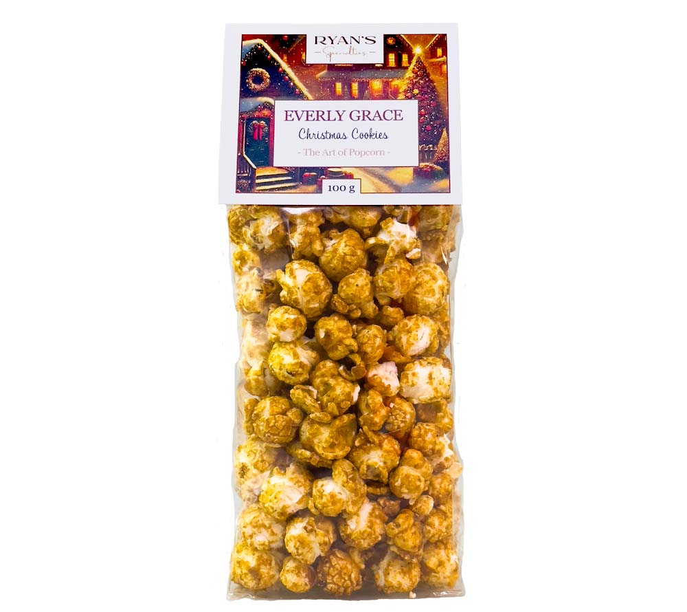 Everly Grace Popcorn Bag - Christmas Cookies 100 g