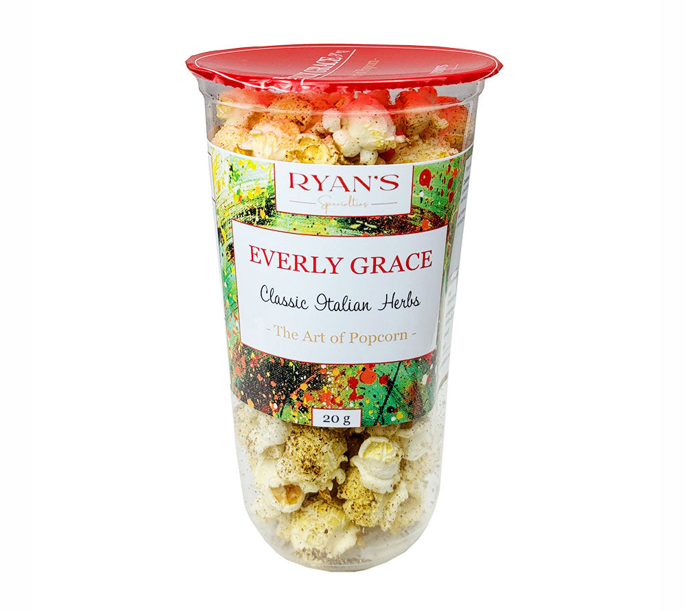 Everly Grace Popcorn - Classic Italian Herbs ☆ Mit aromatischen Kräutern ☆ Der perfekte Snack