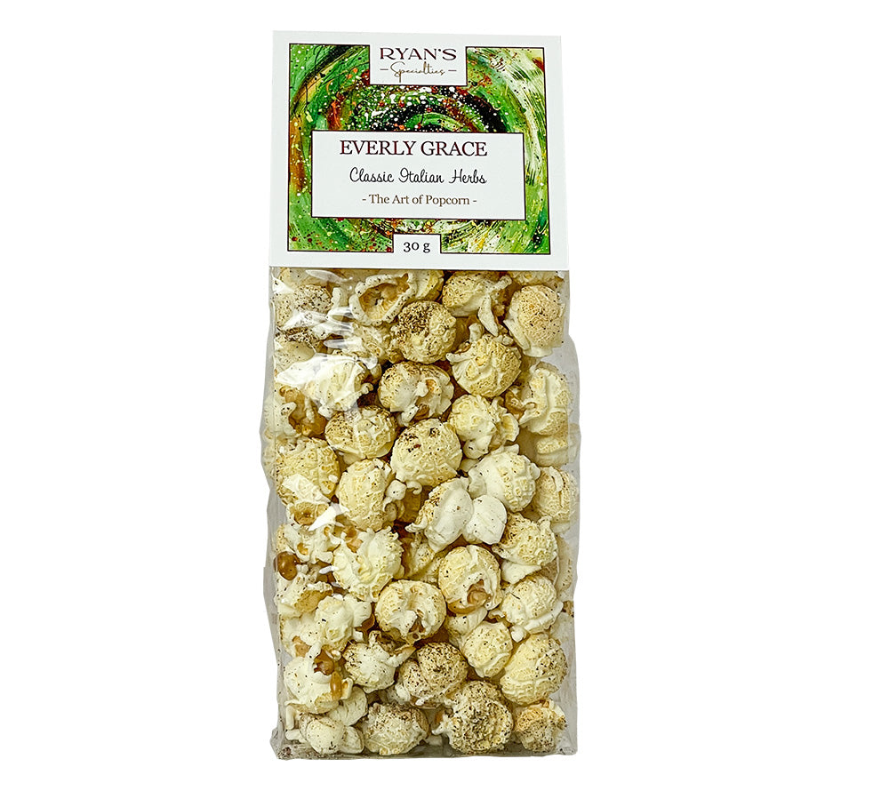 Everly Grace Popcorn - Classic Italian Herbs ☆ Mit aromatischen Kräutern ☆ Der perfekte Snack