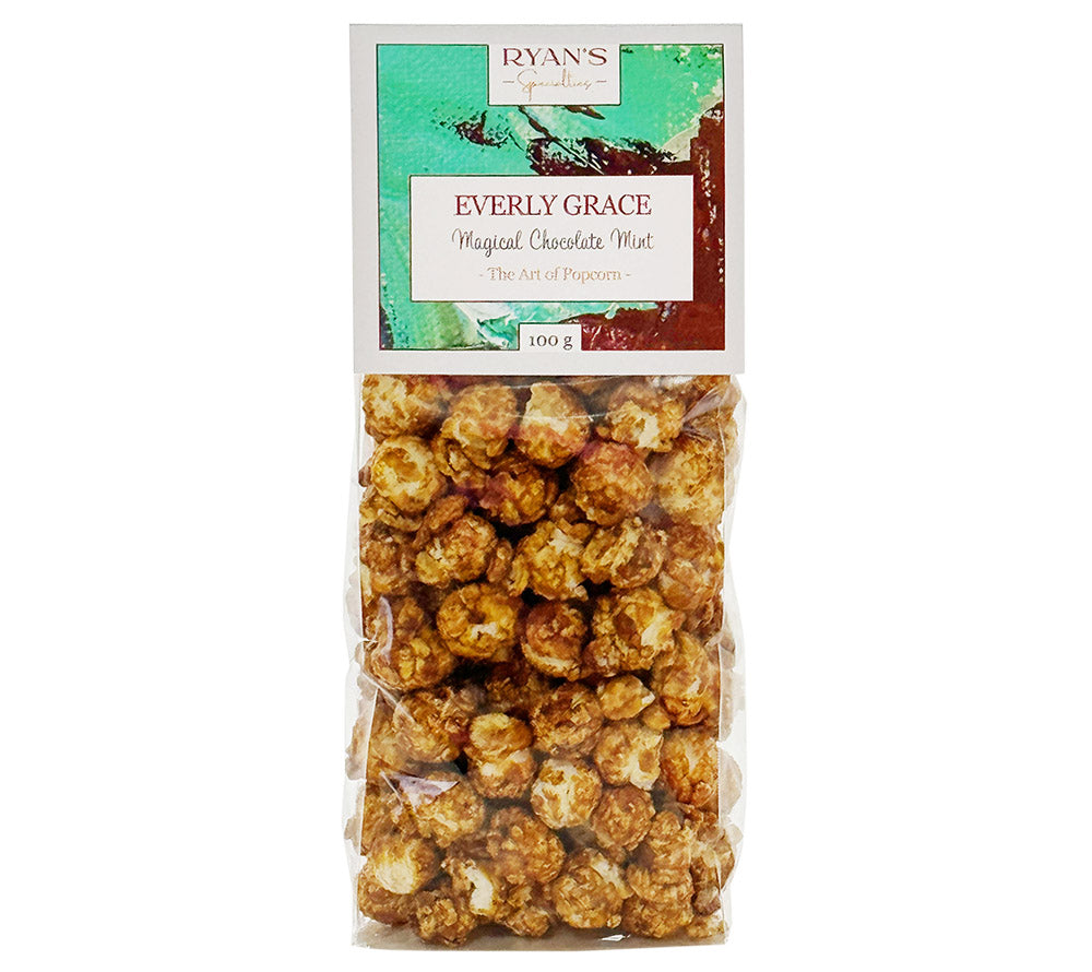 Everly Grace Popcorn Bag - Magical Chocolate Mint kaufen ☆ Mit Karamell, Schokolade und Pfefferminze ☆ Der perfekte Snack ☆ Mehr Sorten ☆ Jetzt probieren!