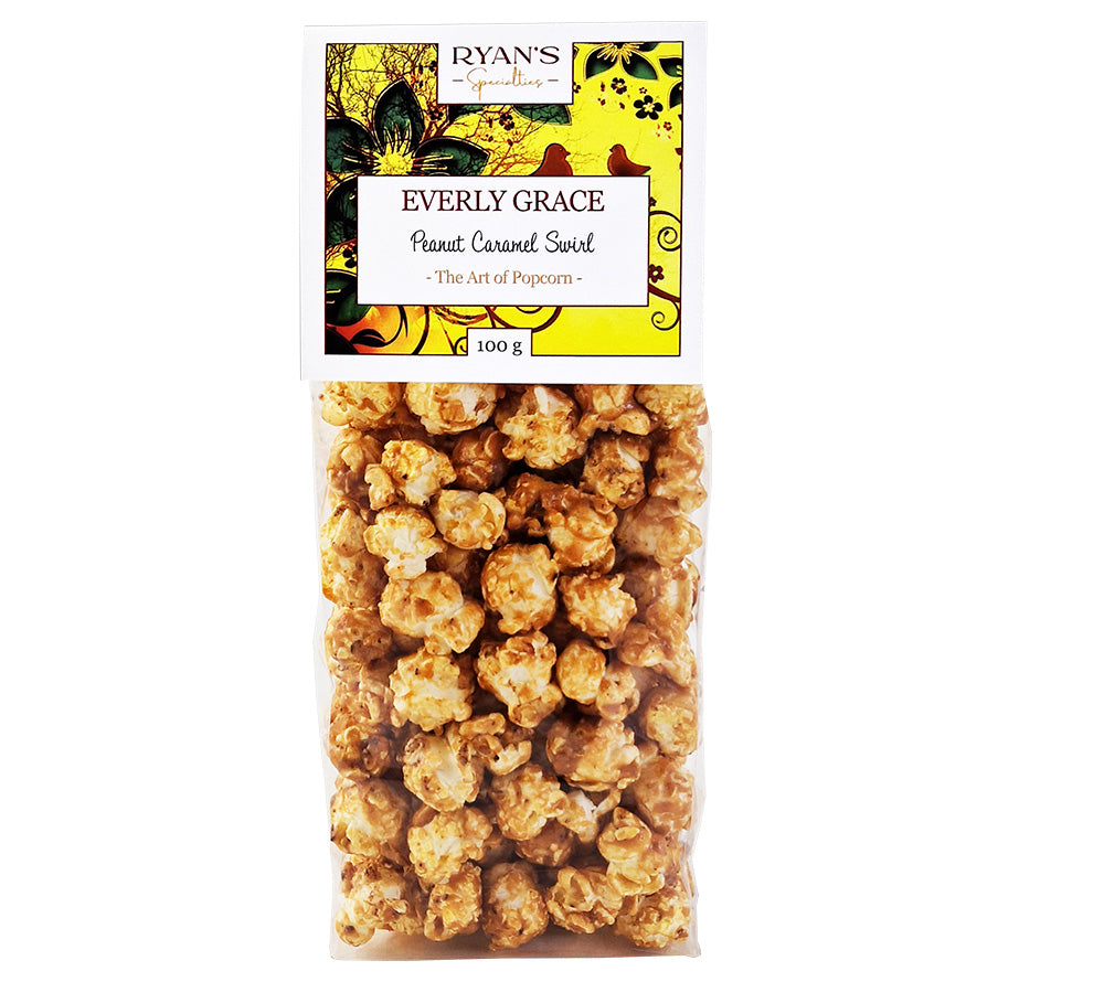 Everly Grace Popcorn Bag - Peanut Caramel Swirl 100 g