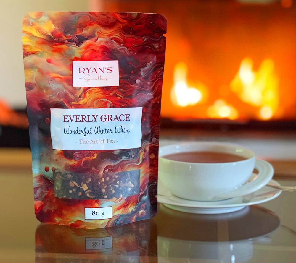 Everly Grace Wonderful Winter Whim Tee kaufen | Bio-Schwarztee ohne Aromen | Mit Ingwer, Zimt und Apfelstücken | Eine verführerische Teemischung für luxuriöse Genussmomente!