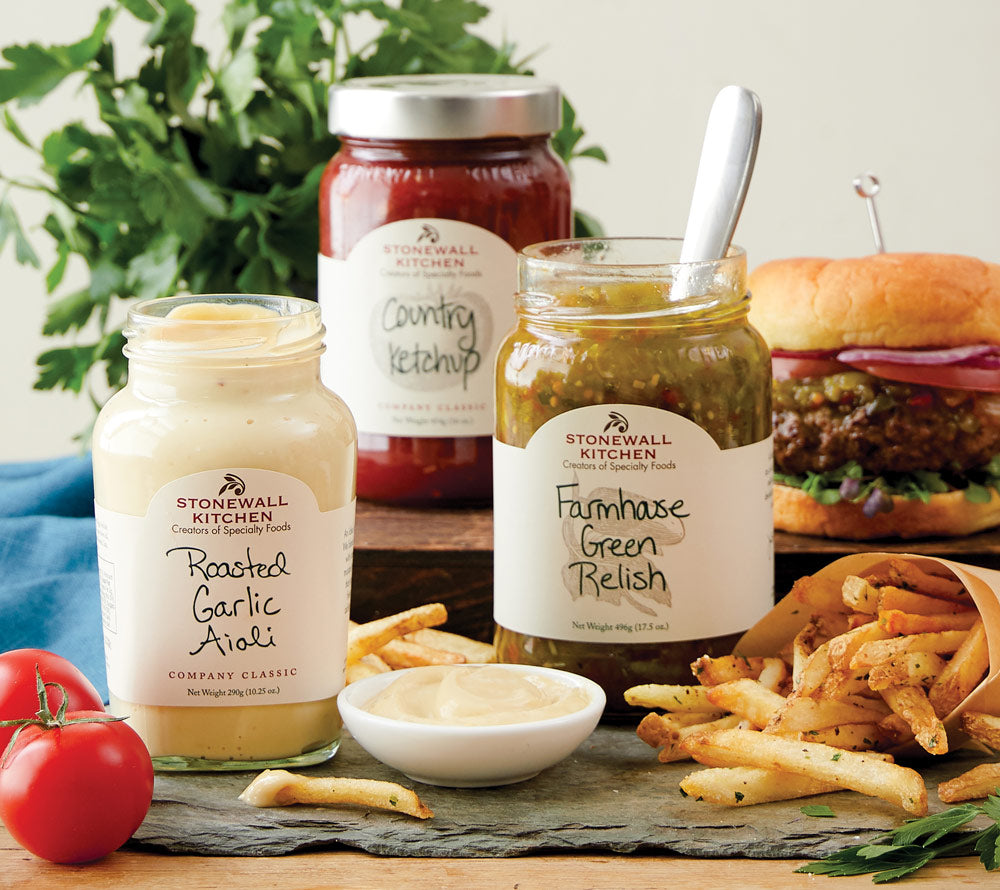 
                  
                    Farmhouse Green Relish von Stonewall Kitchen ☆ Non-GMO ☆ Glutenfrei ☆ Perfekt zu Hot Dogs ☆ Importiert aus Maine, USA » Jetzt probieren!
                  
                