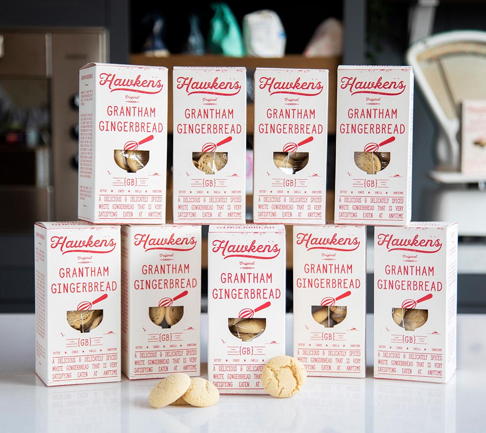 Grantham Gingerbread Cookies von Hawkens Gingerbread  ☆ Weiße Ingwerkekse aus England  ☆ Nach Englands ältestem Keksrezept  ☆ Jetzt probieren