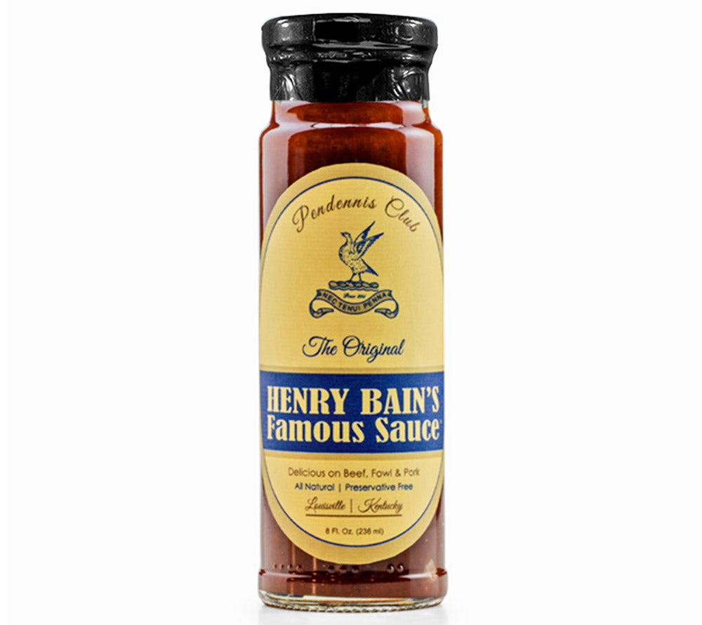 Henry Bain's Famous Sauce aus dem Pendennis Club ✓ Legendäre Sauce für Kentucky Derby-Parties  als Sauce, Marinade, Dip » Jetzt kaufen! 