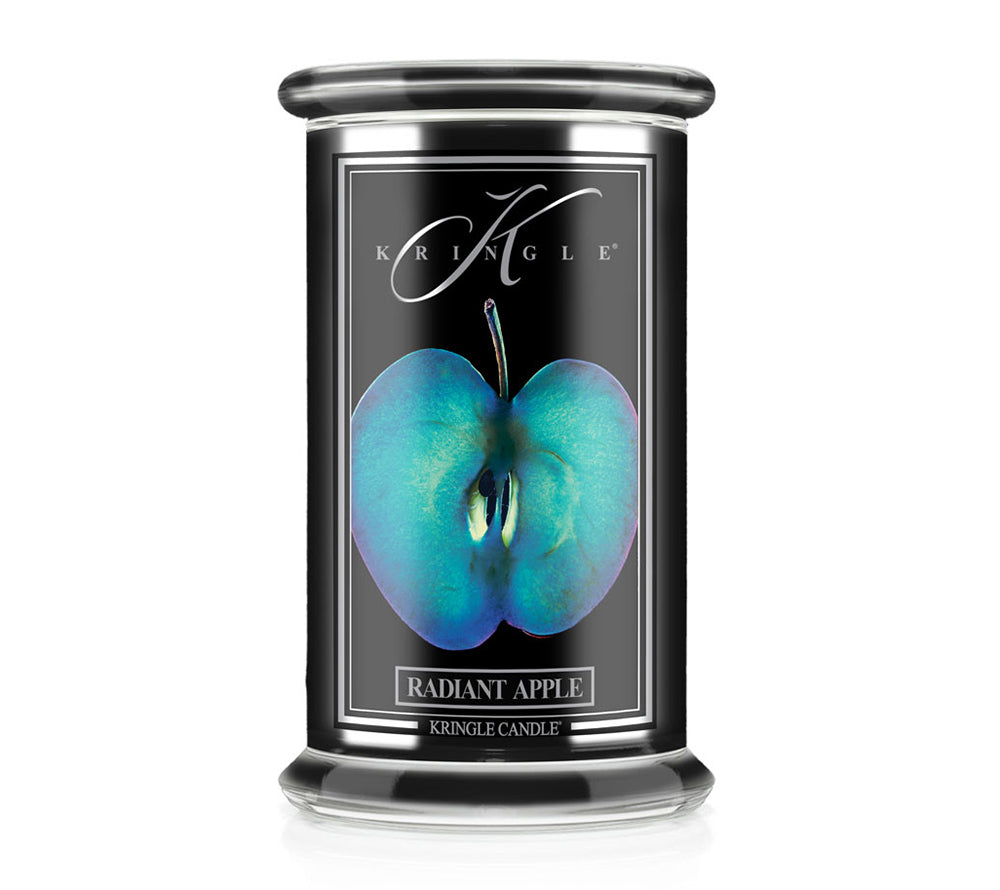 Radiant Apple als großes Kerzenglas (22 oz-Glas, 2-Docht) aus der Reserve Collection von Kringle Candle