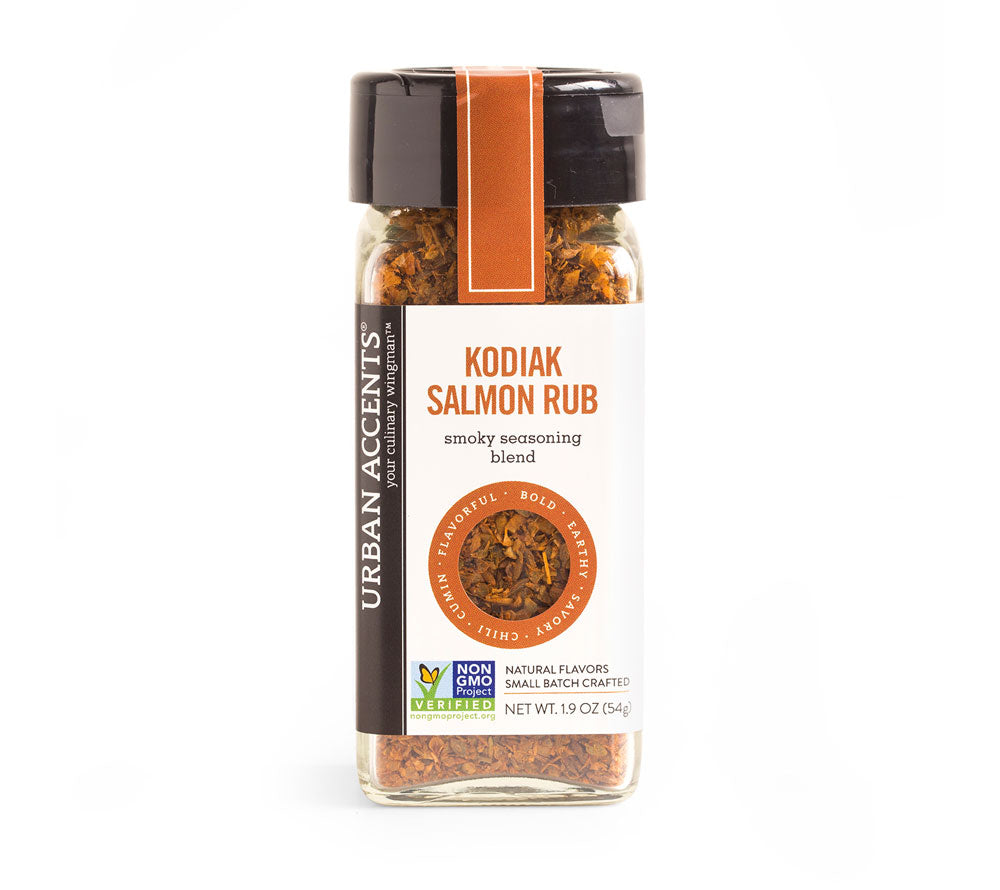 Überzeugender Geschmack: das Kodiak Salmon Rub Gewürz von Urban Accents besteht aus Kreuzkümmel, Oregano, Chilipfeffer und weiteren Gewürzen.