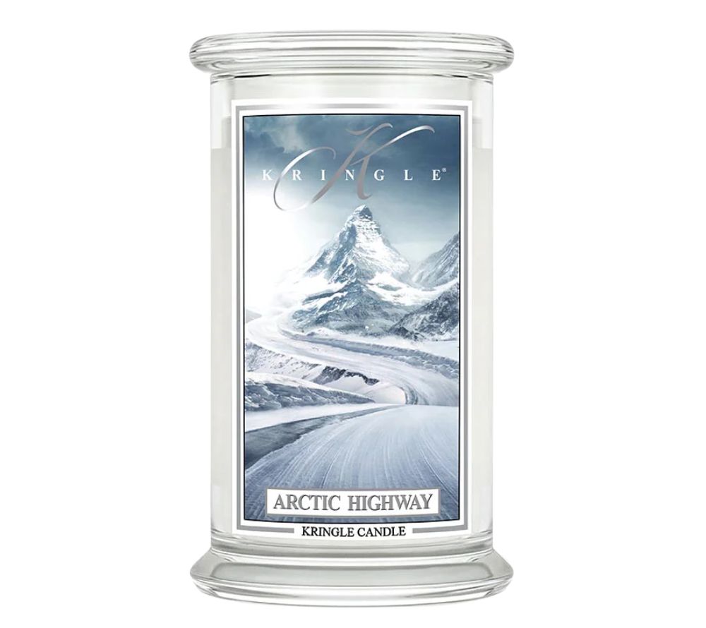Duftkerze Arctic Highway von Kringle Candle ☆ erfrischende, einzigartige Wintererfahrung ☆ ideal für entspannende Winterwochenenden ☆ internationaler Versand